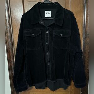 Woman’s Zara Corduroy button jacket sz XL